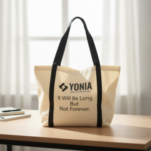 “It Will Be Long but Not Forever” Tote Bag